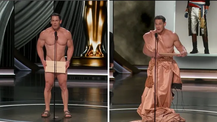  El detrás de escena de John Cena, NO ESTABA COMPLETAMENTE SIN ROPA?