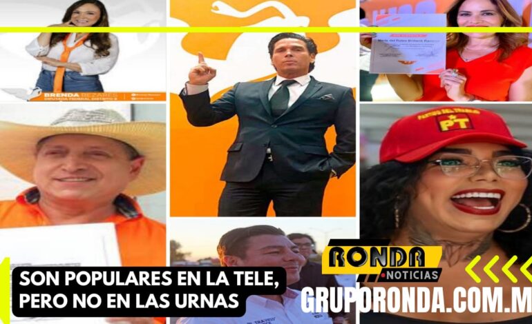 Son populares en la tele, pero no en las urnas