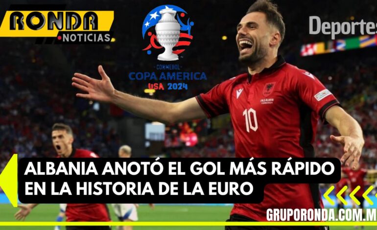 Albania anotó el gol más rápido en la historia de la Euro