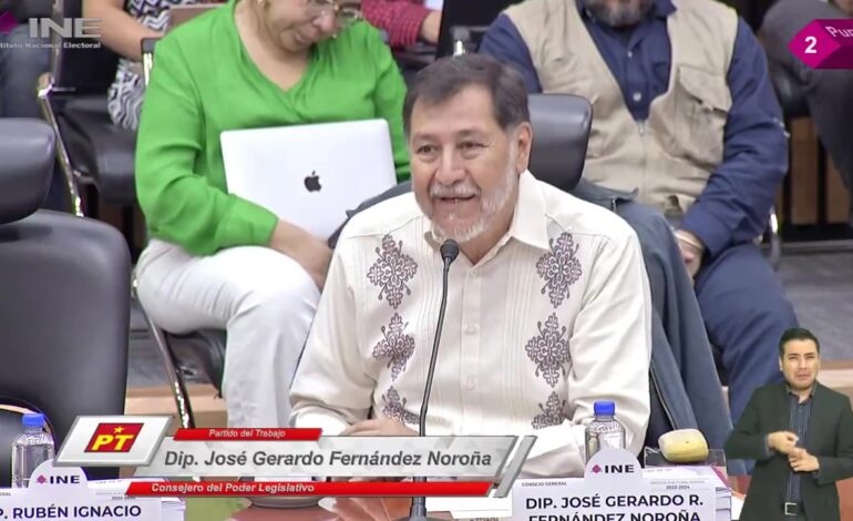 La eficaz claridad con que Gerardo Fernández Noroña describe a la oposición por su derrota:
