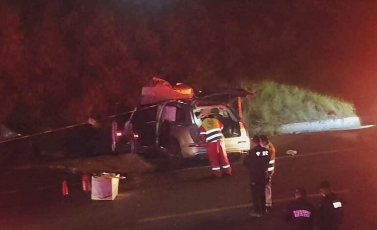  sufre accidente madre y sus dos hijas de regreso desde Mazatlán en carretera