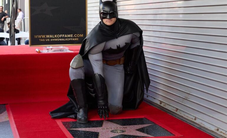  Batman, el primer superhéroe con estrella en Hollywood