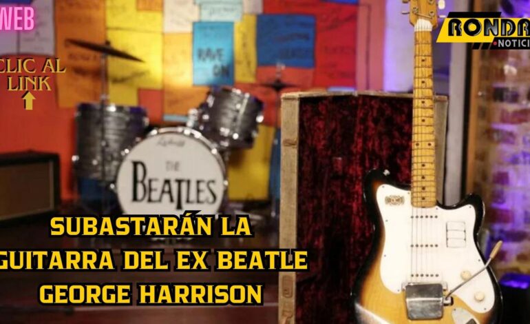 Subastarán la guitarra del ex Beatle George Harrison