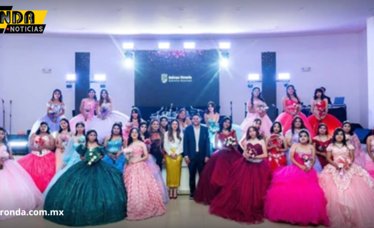  Cumple Salinas Victoria sueño a jovencitas; festejan XV años