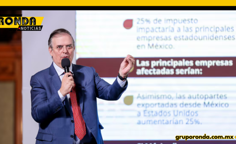  Marcelo Ebrard sobre amagos arancelarios de Trump: “Es un tiro en el pie”