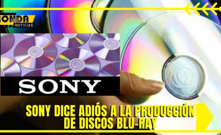 Sony dice adiós a la producción de discos Blu-ray