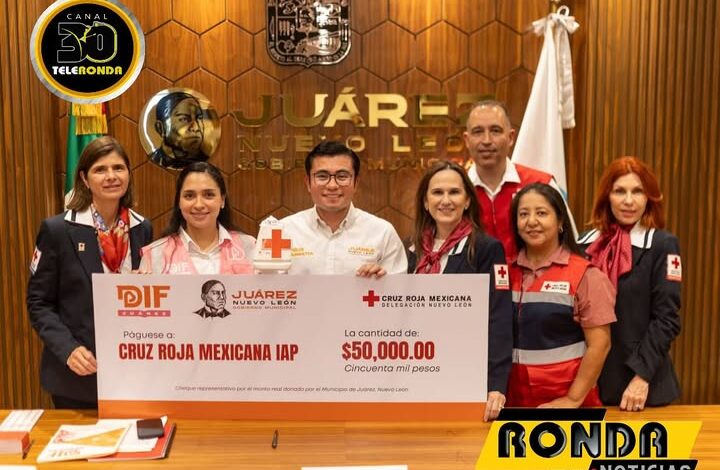  Arranca Juárez colecta anual de la Cruz Roja con donativo