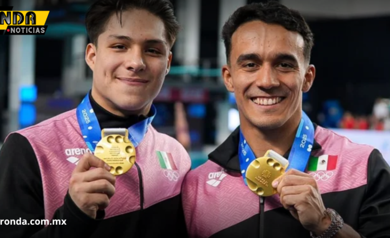  Ganan oro Olvera y Celaya en el Mundial de Clavados 2025