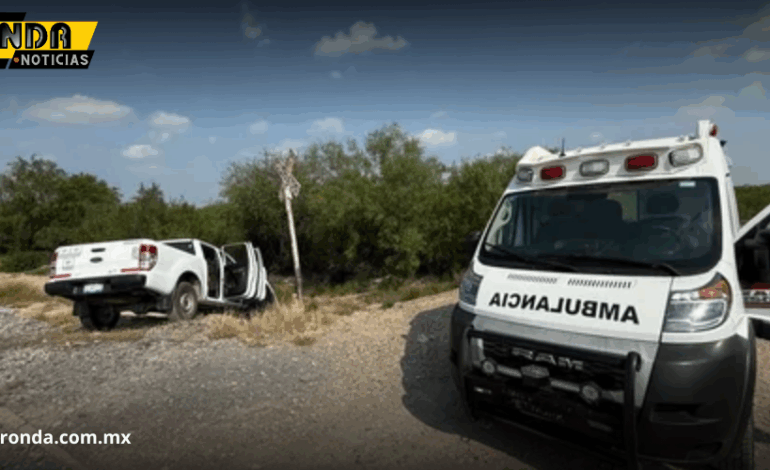 Tren embiste camioneta; tres personas resultan lesionados