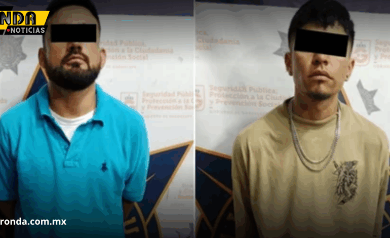  Detienen en Guadalupe a dos presuntos narcodistribuidores