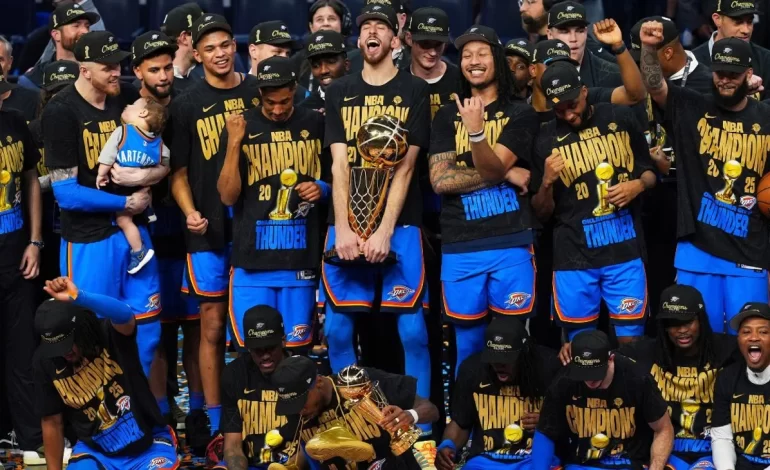 Celebra Oklahoma City su primer título de la NBA con desfile