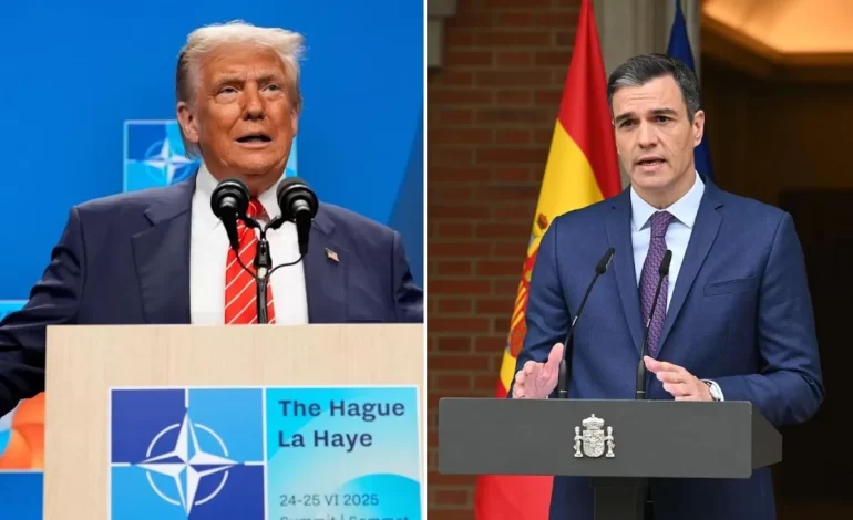 España rechaza meta de gasto militar de la OTAN; Trump amenaza