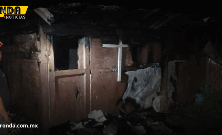  Incendio de tejabanes moviliza a cuerpos de auxilio en Guadalupe