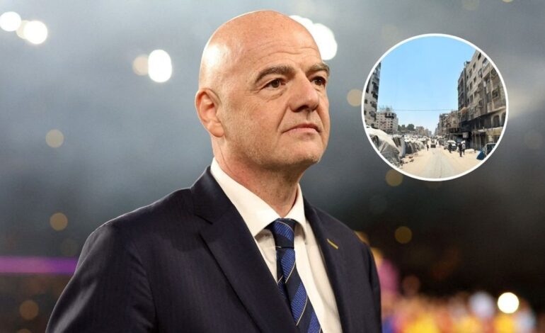 FIFA llama a la paz en Gaza pero evita sancionar a Israel