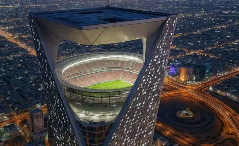 Planea Arabia Saudita construir estadio en rascacielos para 2034