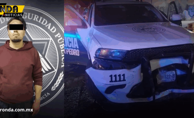  Detienen a hombre por presuntamente atropellar a oficial de tránsito en filtro antialcohol en San Pedro
