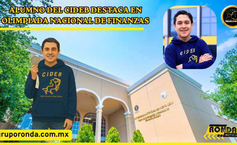 Alumno del CIDEB destaca en Olimpiada Nacional de Finanzas