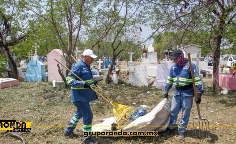  Despliega Monterrey operativo de limpieza y seguridad en Panteones Municipales
