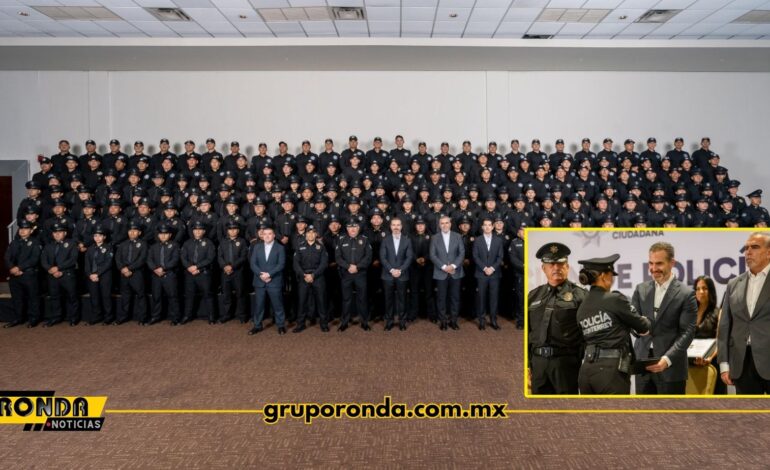  Crece fuerza policial de Monterrey con 166 nuevos elementos