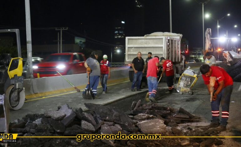  Interviene Servicios Públicos en puente vehicular de Gonzalitos y Madero