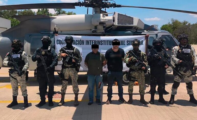  Confirman captura de ‘Güero Pink’, líder delincuencial en Sinaloa