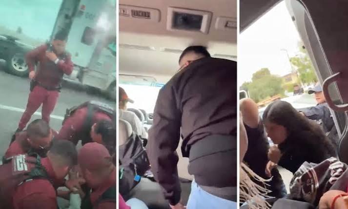 Con pasajeros a bordo, chofer desata persecución en la México–Querétaro
