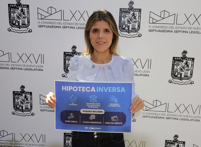  PROPONE CLAUDIA CABALLERO HIPOTECA INVERSA PARA BRINDAR ESTABILIDAD ECONÓMICA A ADULTOS MAYORES