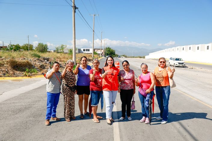  Mejora Mónica Oyervides conexión y movilidad con pavimentación del Antiguo Camino a San Roque